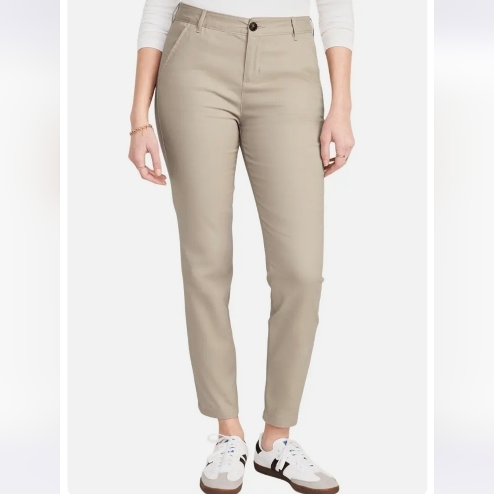 NWT Old Navy Skinny Stretch Chinos Sz 14 Petite